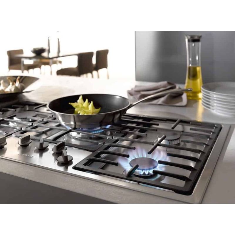 Ảnh bếp Gas Miele 5 vùng nấu KM 2356-1 G lắp âm Ảnh bếp Gas Miele 5 vùng nấu KM 2356-1 G lắp âm
