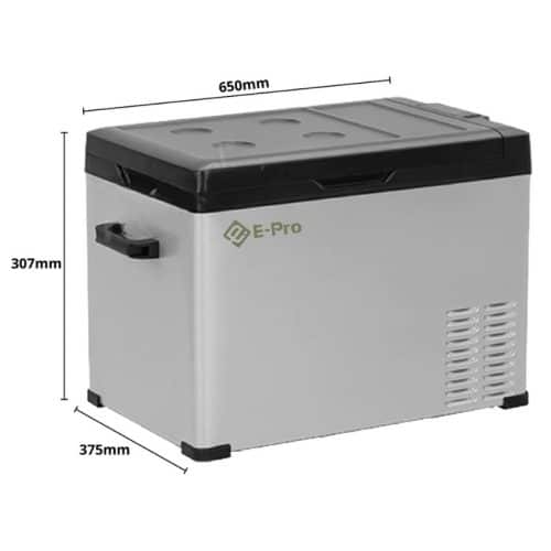 Tủ lạnh di động E-Pro VEP-PF-A-C25 (25 lít) 2 Kích thước tủ lạnh di động E-Pro VEP-PF-A-C25 (25 lít)