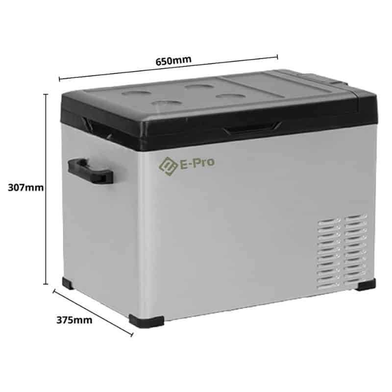 Kích thước tủ lạnh di động E-Pro VEP-PF-A-C25 (25 lít) Kích thước tủ lạnh di động E-Pro VEP-PF-A-C25 (25 lít)
