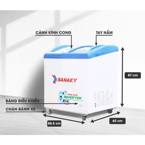 Tủ Đông SANAKY VH2899K3 4 Kích Thước Tủ Đông SANAKY VH2899K3