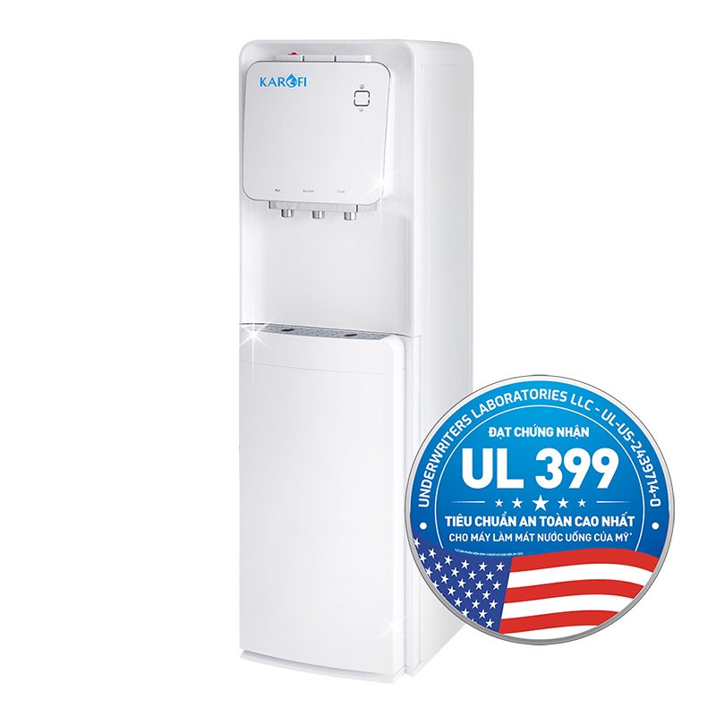 Chứng nhận Cây nước nóng lạnh hút bình Karofi HC19