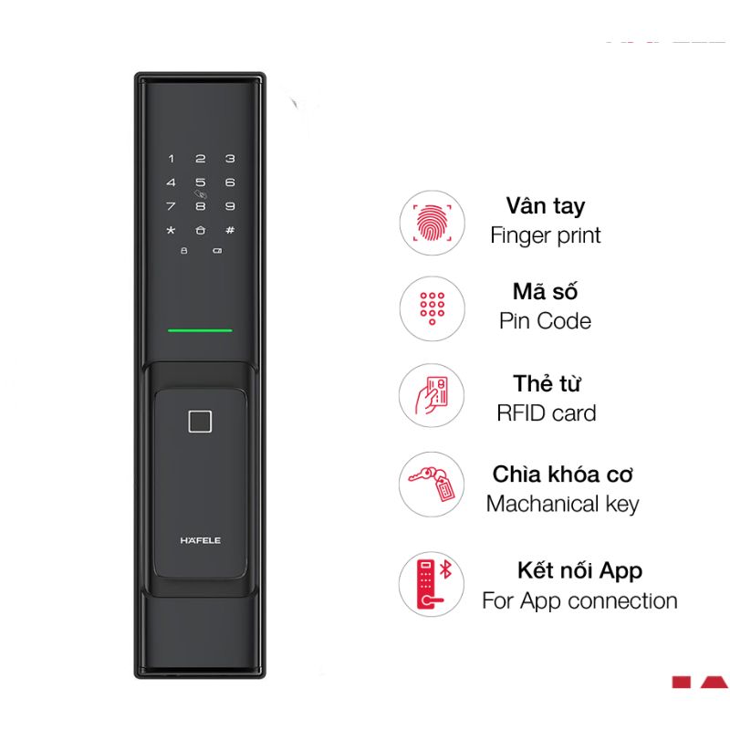 Ảnh khóa điện tử Hafele PP8100 912.20.286 Ảnh khóa điện tử Hafele PP8100 912.20.286