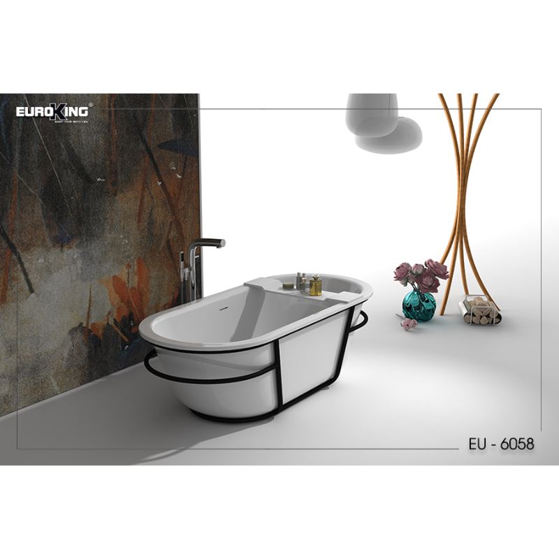 Ảnh bồn tắm EuroKing không massage EU-6058 White Ảnh bồn tắm EuroKing không massage EU-6058 White