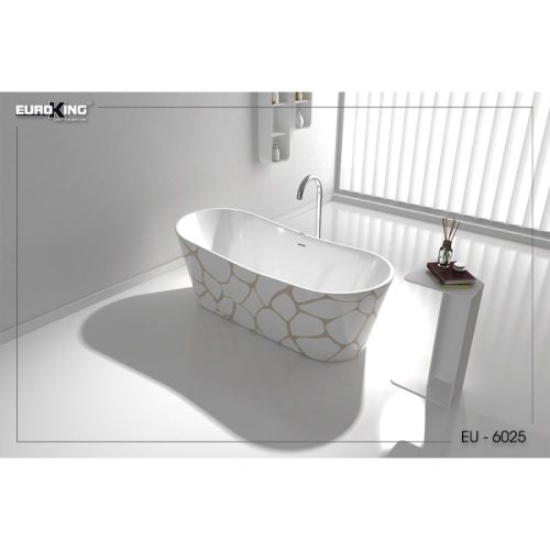 Ảnh thực tế bồn tắm Cindy EuroKing không massage EU-6025 HOA