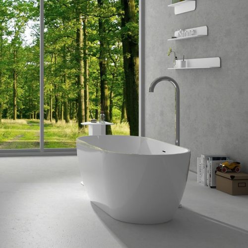 Ảnh thực tế bồn tắm Diva EuroKing không massage EU-6024-1520 White