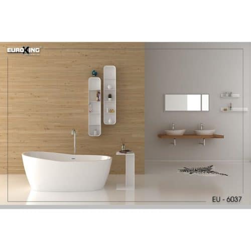 Ảnh thực tế bồn tắm Louise EuroKing không massage EU-6037 White