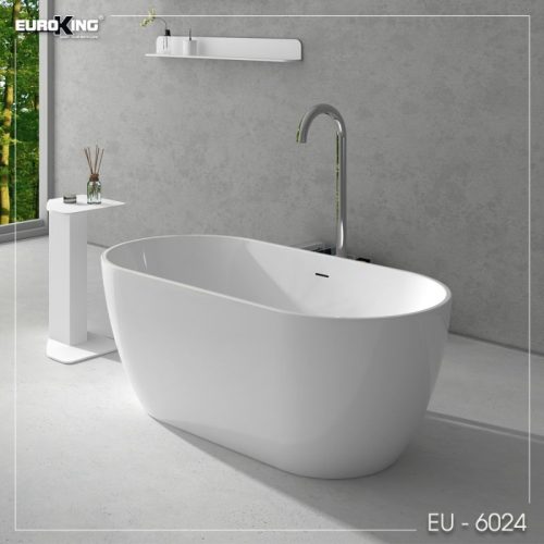 Bồn tắm Diva EuroKing không massage EU-6024-1520 White