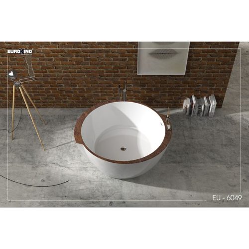 Bồn tắm Paula EuroKing không massage EU-6049 White 3 Bồn tắm Paula EuroKing không massage EU-6049 White( trắng kết hợp)