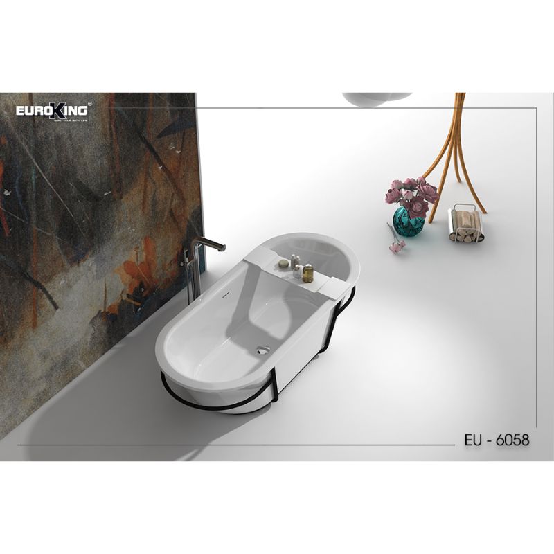 Hình ảnh bồn tắm EuroKing không massage EU-6058 White Hình ảnh bồn tắm EuroKing không massage EU-6058 White