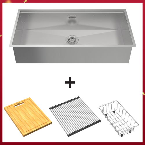 Chậu Rửa Chén Inox HS24-SSN1S-8644 Hafele 567.24.477