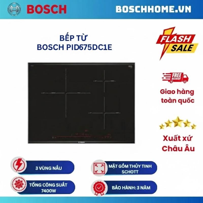 Boschhome.vn Bếp từ Bosch PID675DC1E