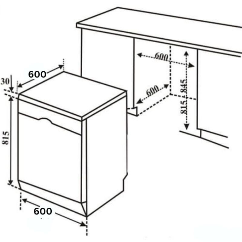 Máy rửa bát Bosch SMS4EMI00E serie 4, độc lập 8 Máy rửa bát Bosch SMS4EMI00E serie 4, độc lập - Ảnh 6