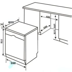 Máy rửa bát Bosch SMS6TCI00E serie 6, độc lập 15 anh kich thuoc lap dat bosch sms6tci00e