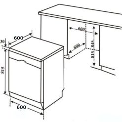 Máy rửa bát Bosch SMS63L08EA serie 6, độc lập 21 anh kich thuoc lap dat bosch sms63l08ea 1