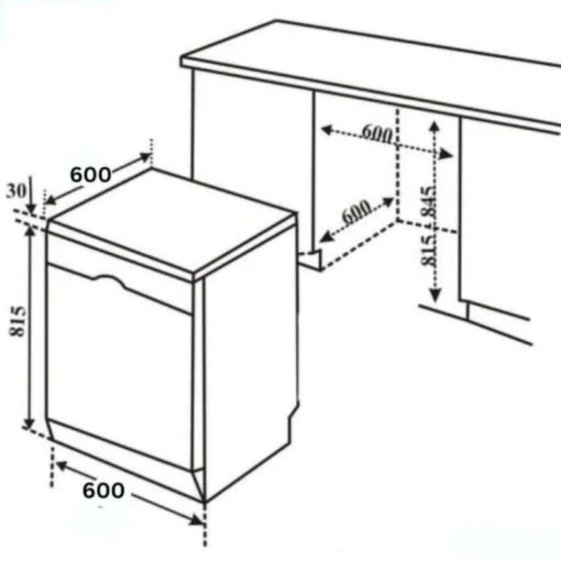 Máy rửa bát Bosch SMS25AI03E serie 2, độc lập 9 Máy rửa bát Bosch SMS25AI03E serie 2, độc lập - Ảnh 7