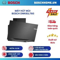 Máy hút mùi áp tường Bosch DWK91LT60 Serie 8