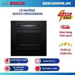 Lò nướng âm Bosch HBS534BB0B