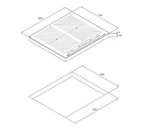 Bếp từ Teka IZF 64600 MSP BK 112500035 9 bep tu teka izf 64600 msp bk 3