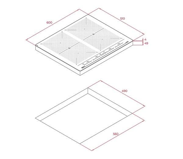 Bếp từ Teka IZF 64600 MSP BK 112500035 6 Bếp từ Teka IZF 64600 MSP BK 112500035 - Ảnh 4
