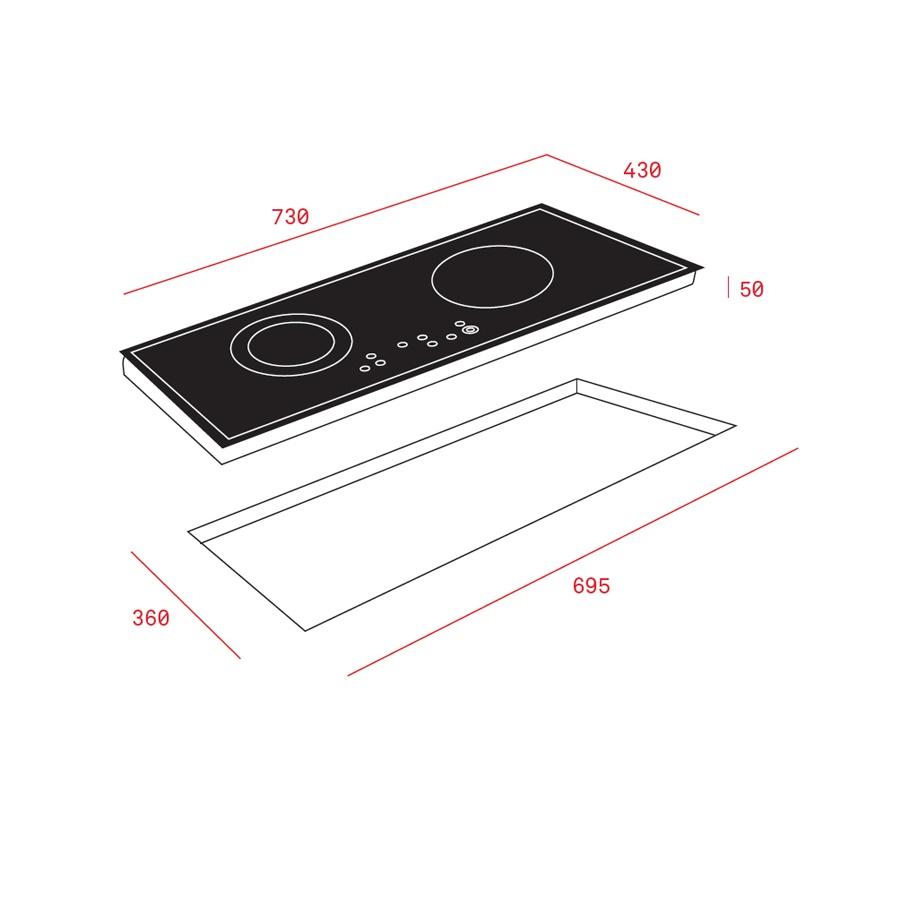 Bếp từ Teka IR 721 SR 4 Bếp từ Teka IR 721 SR - Ảnh 2