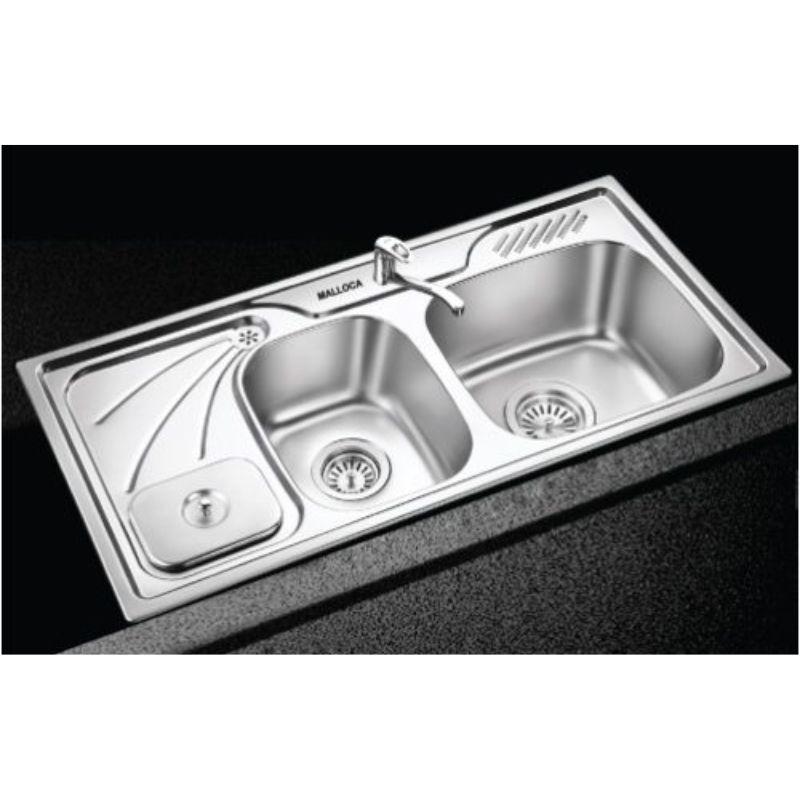 Chậu rửa bát 1 khối Malloca MS 1022 3 Chậu rửa bát 1 khối Malloca MS 1022