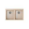 Chậu rửa bát Teka Forsquare 2B 790 Beige 115260016 2 Chậu rửa bát Teka Forsquare 2B 790 Beige
