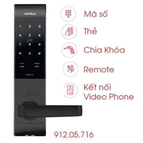 Khóa điện tử Hafele EL7500-TC 912.05.716 9 chức năng của khóa điện tử Hafele EL7500-TC 912.05.716