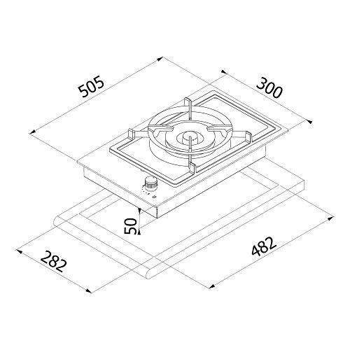 Bếp ga đơn Dudoff London Ring (GD-Z01) 5 Bếp ga đơn Dudoff London Ring (GD-Z01) - Ảnh 3