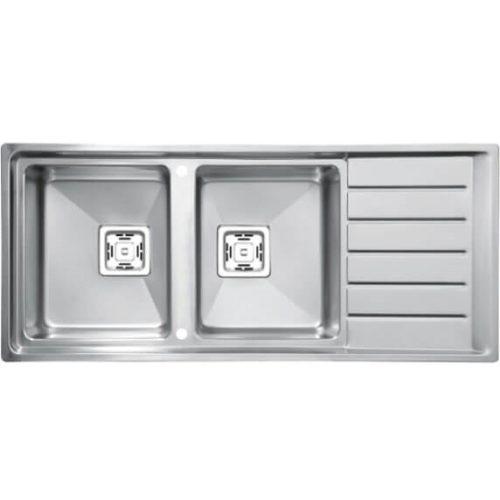 Chậu rửa bát đôi Dudoff SPOT MA5L (Rổ +khay cuộn)