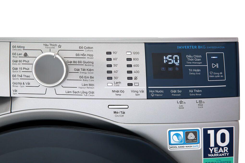 Máy giặt Electrolux EWF8024ADSA 6 Máy giặt Electrolux EWF8024ADSA - Ảnh 4