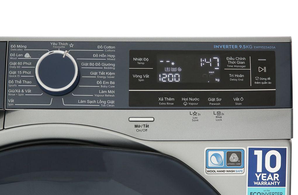 Máy giặt Electrolux EWF9523ADSA 5 Máy giặt Electrolux EWF9523ADSA - Ảnh 3