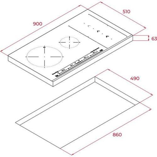 Bếp từ TEKA IZS 96600 MSP 7 izs 96600 msp 1