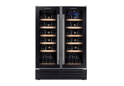 Tủ rượu âm tủ 2 zone NĐ, 2 cánh Rosieres RWCB 60 D
