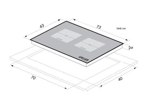 BẾP TỪ ĐÔI SPM 828I PRO 7 spm 828i pro 1