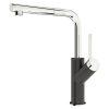 Vòi rửa bát Konox rút dây Artan Black 2 voi rua bat konox artan black