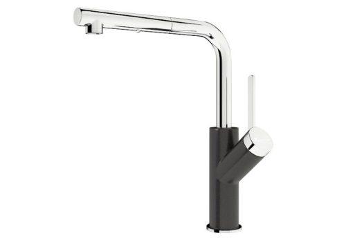 Vòi rửa bát Konox rút dây Artan Black