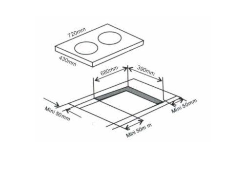 Bếp từ đôi Arber AB-670 6 bep tu doi arber ab 670 2