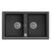Chậu đá Teka STONE 90 B-TG 2B Black