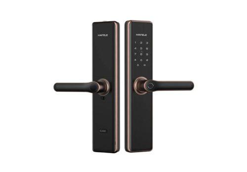 Khóa điện tử Hafele DL7600 BLE glossy copper with Z-wave 912.20.233