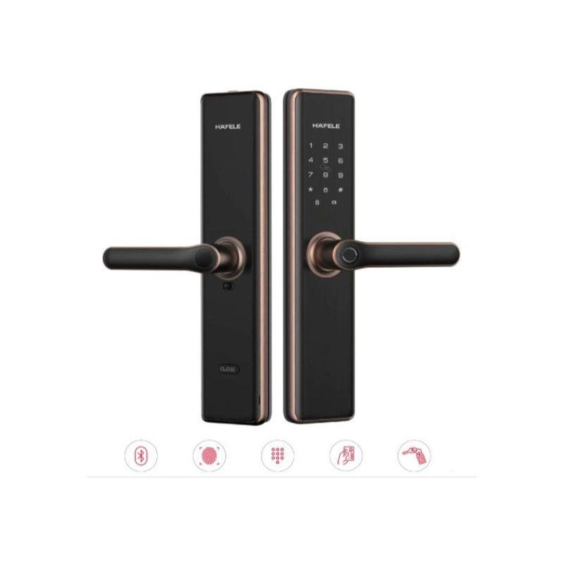 Khóa điện tử Hafele DL7600 BLE glossy copper 912.20.238 3 Khóa điện tử Hafele DL7600 BLE glossy copper 912.20.238