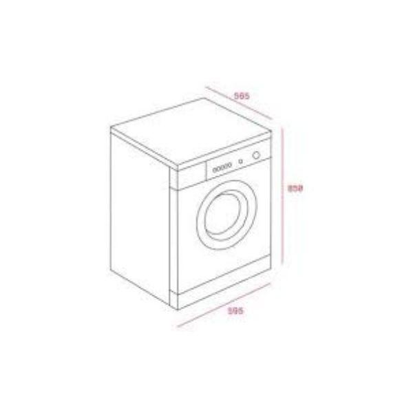 Máy giặt sấy TEKA TKD 1610 WD 5 Kích thước của Máy giặt sấy TEKA TKD 1610 WD