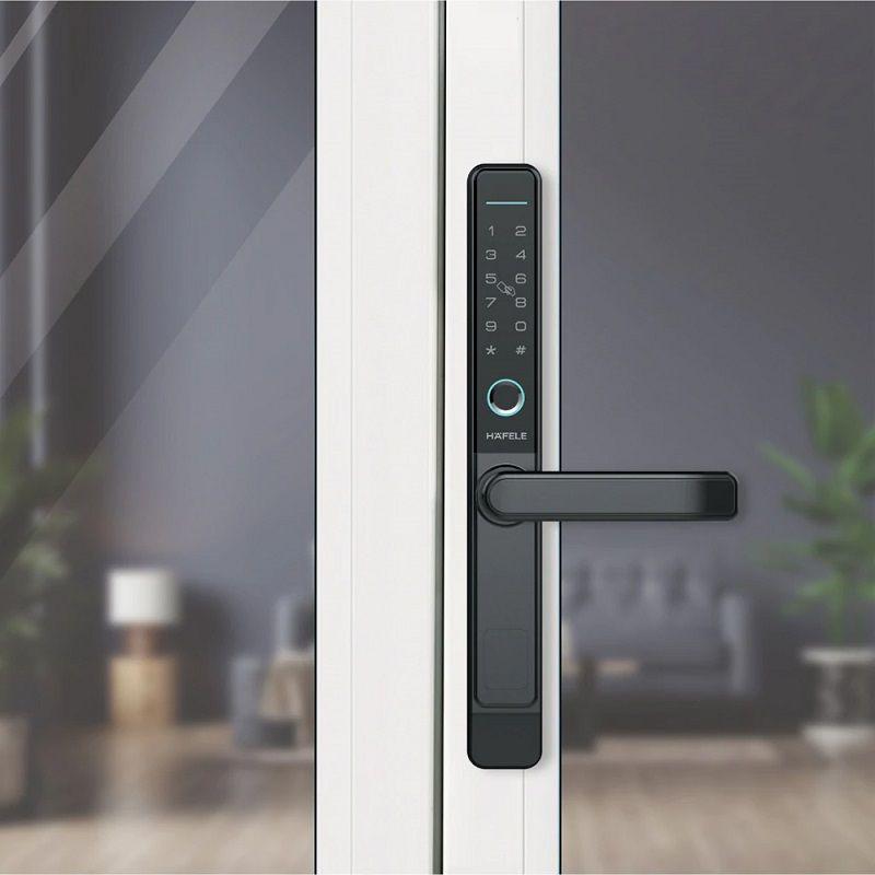 Khóa điện tử cửa nhôm DL6600 Hafele 912.20.145 6 Ảnh khóa điện tử cửa nhôm DL6600 Hafele 912.20.145