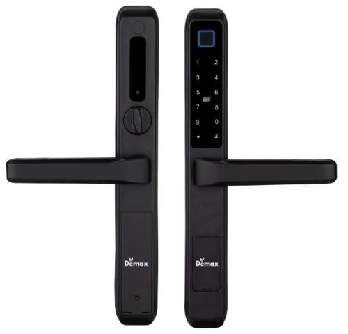 Khóa cửa điện tử chống nước Demax SL606 BL App Wifi