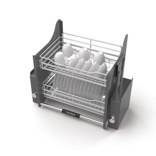 Bộ rổ bát đĩa Hafele Lento 504.76.012 800mm 3 Bộ rổ bát đĩa Hafele Lento 504.76.012 800mm