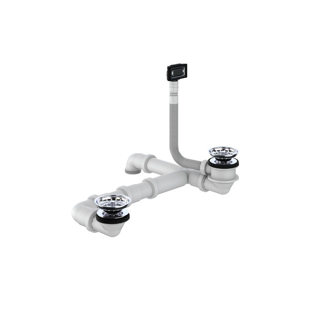 Bộ xả cho chậu đá Workstation Hafele 570.35.913 3 Bộ Xả Cho Chậu Đá Workstation Hafele 570.35.913