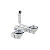 Bộ xả chậu rửa bát 2 hộc Hafele 570.35.915 1 Bộ Xả Chậu Rửa Chén 2 Hộc Hafele 570.35.915