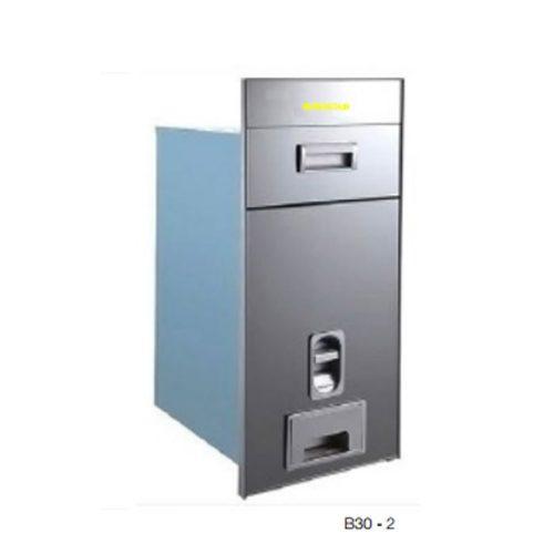 Thùng gạo mặt gương nút nhấn Eurogold GB300S