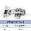 Bản lề thép thẳng Eurogold W01