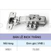 Bản lề Inox thẳng Eurogold WS01