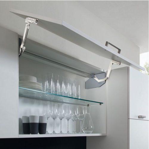 Bộ tay nâng Free Swing Hafele 493.05.762, trắng